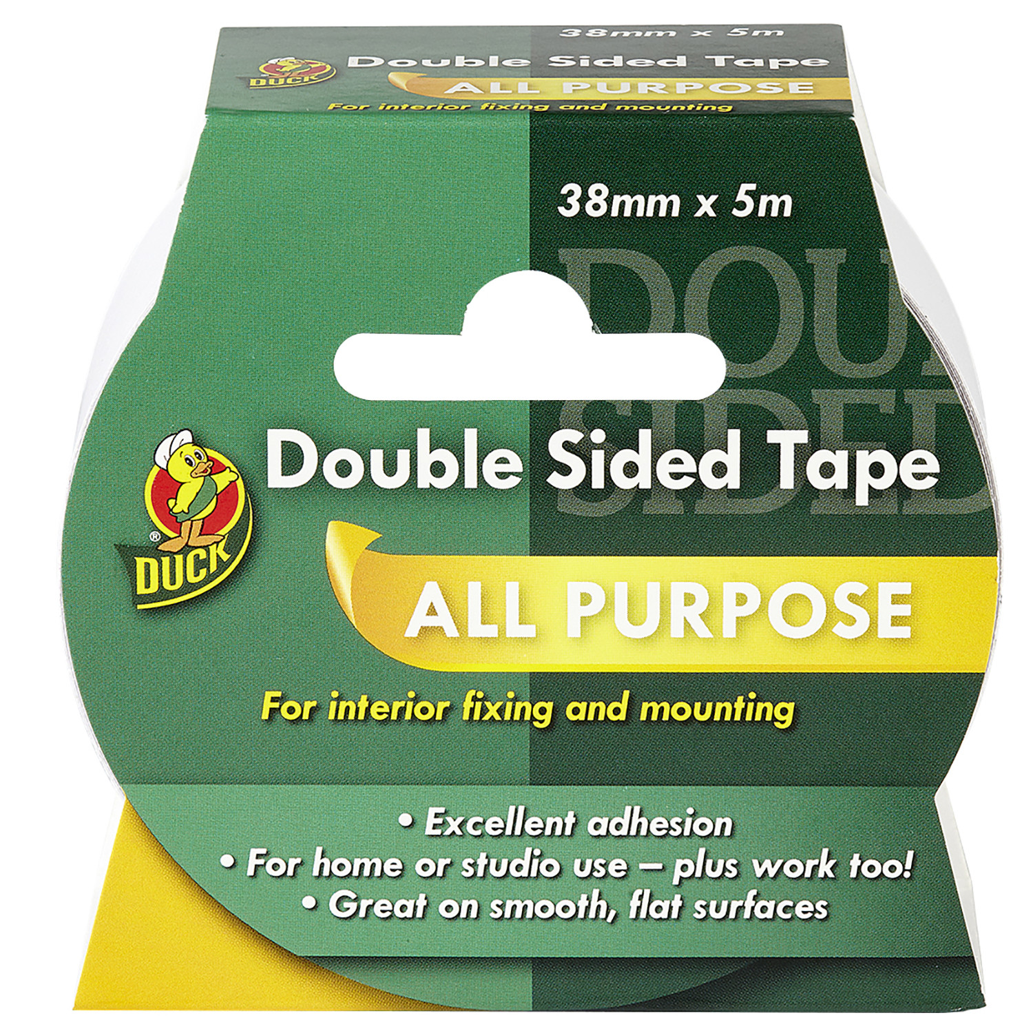 Duck 38mm x 5m Double Sided Tape Image 1