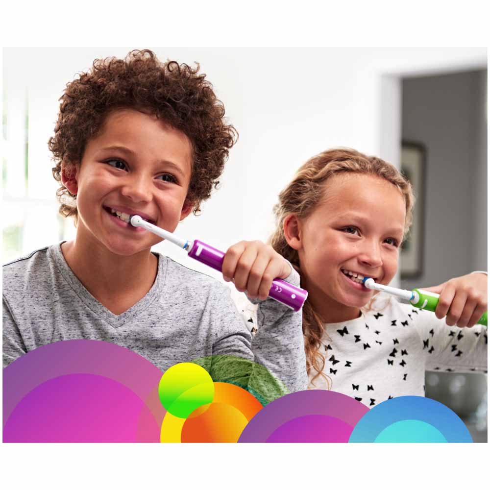 Oral B Electric Toothbrush Junior Purple Image 8