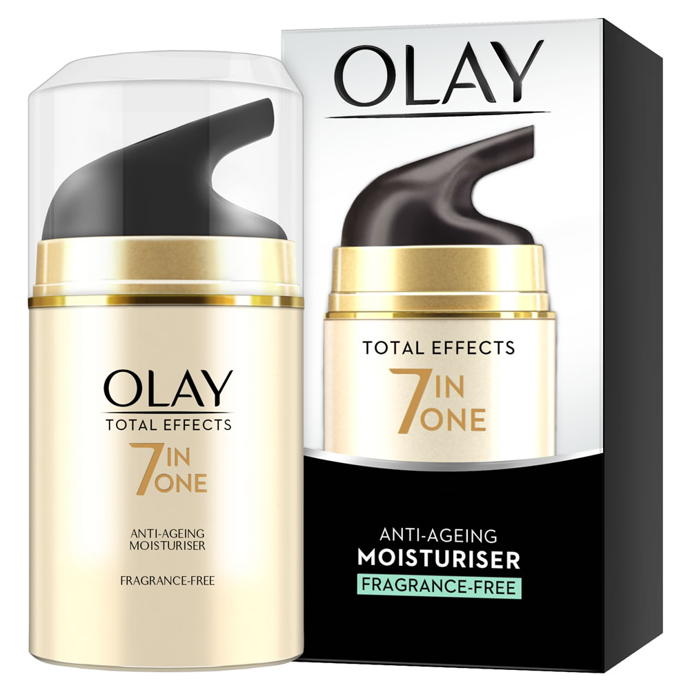 OLAY Total Effect Anti-Ageing Day Cream Fragrance Free 50ml Image 2