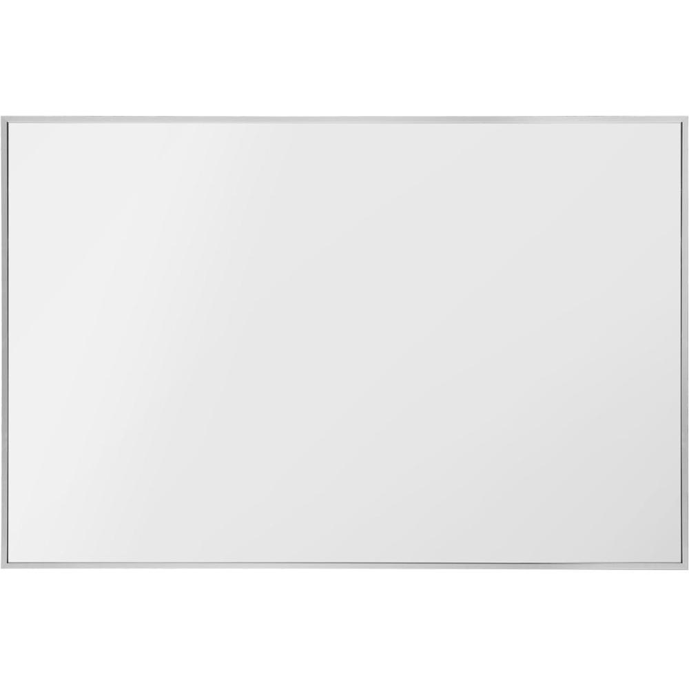 The Artus Silver Aluminium Wall Mirror 120 x 80cm Image 3