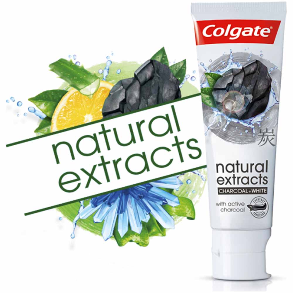 Colgate Natural Extract Charcoal Toothpaste 75ml Image 5
