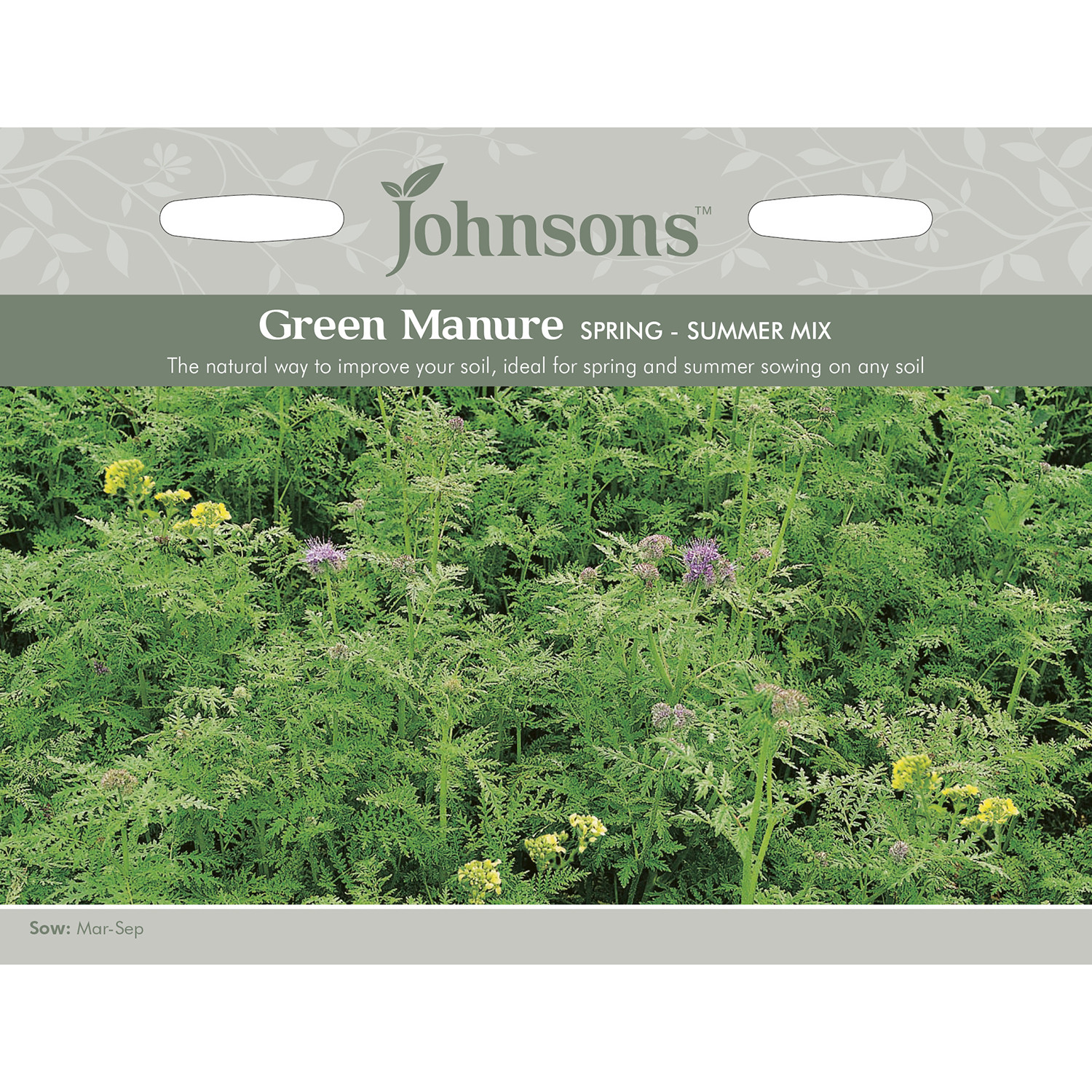 Johnsons Pack of Summer Mix Green Manure Spring Image 1