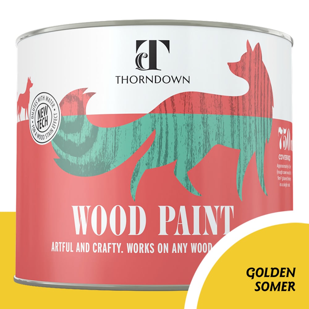 Thorndown Golden Somer Satin Wood Paint 750ml Image 4