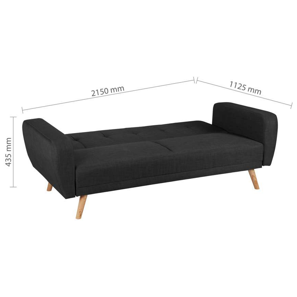 Farrow Large Grey Sofa Bed Wilko