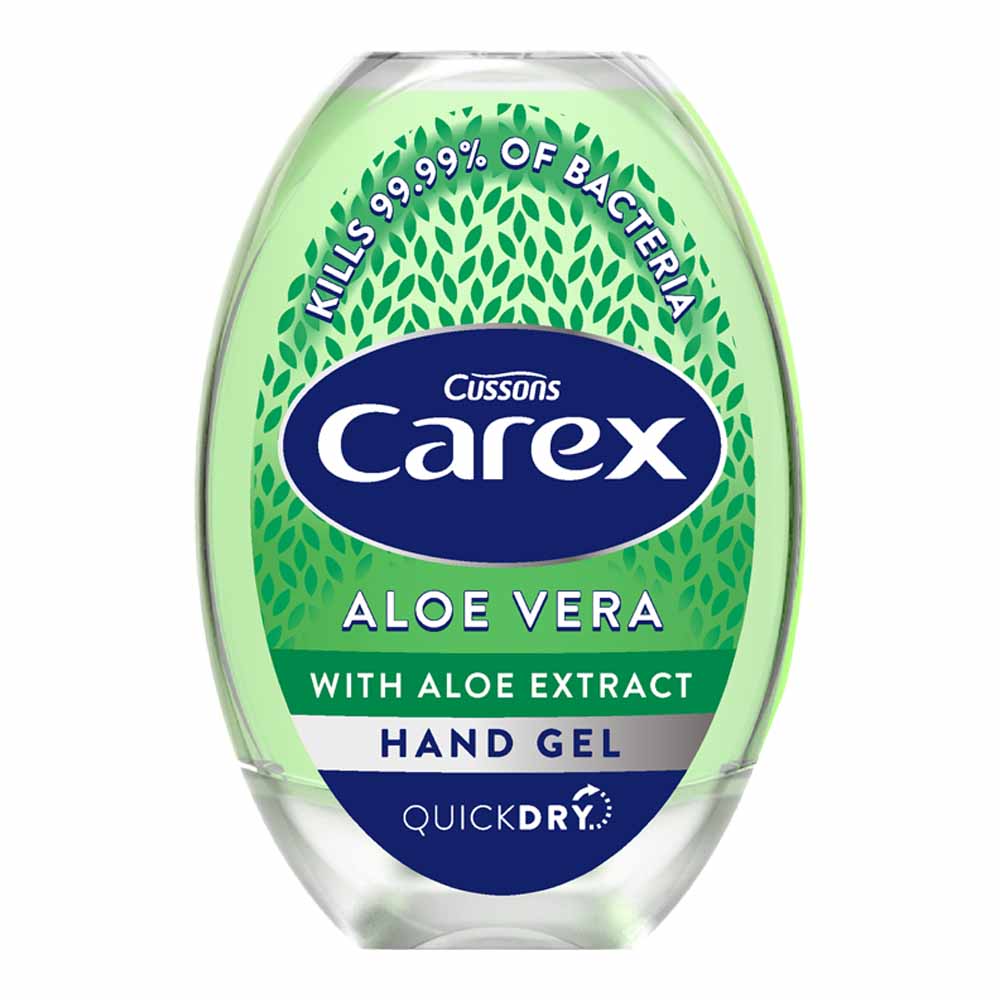 Carex Aloe Vera Quick Dry Hand Gel 50ml  - wilko