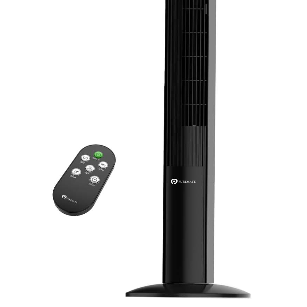 Puremate Black Oscillating Tower Fan 47 inch Image 3