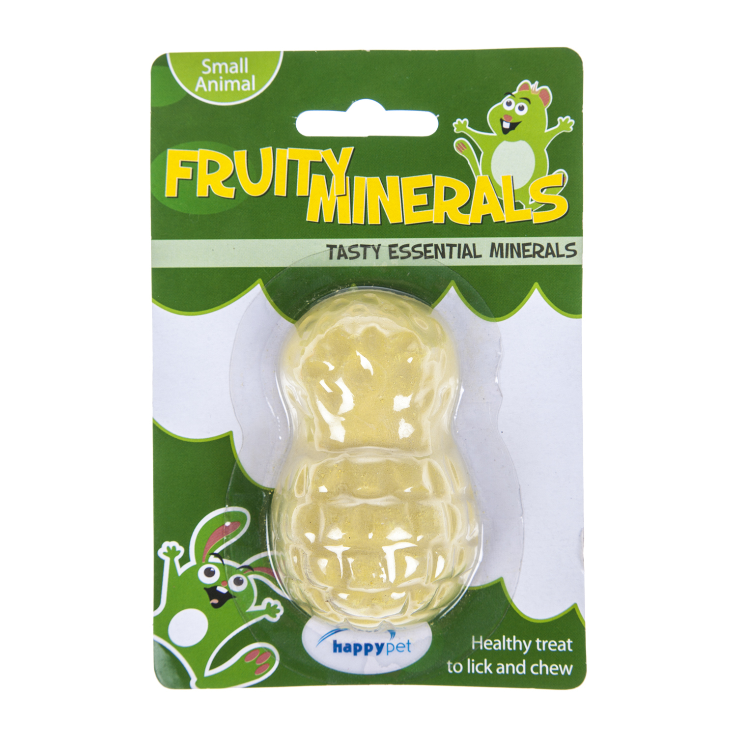 Happy Pet Fruity Mineral Block For Small Animals - Yellow Image