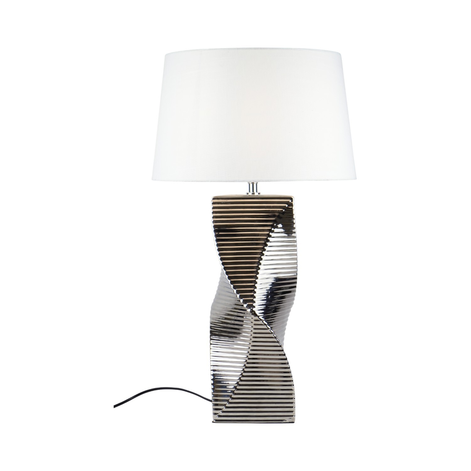 Alder Table Lamp Silver Image 4