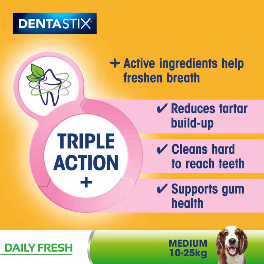 Pedigree Dentastix Daily Oral Care Medium Dog Treats 28 Pack Image 8