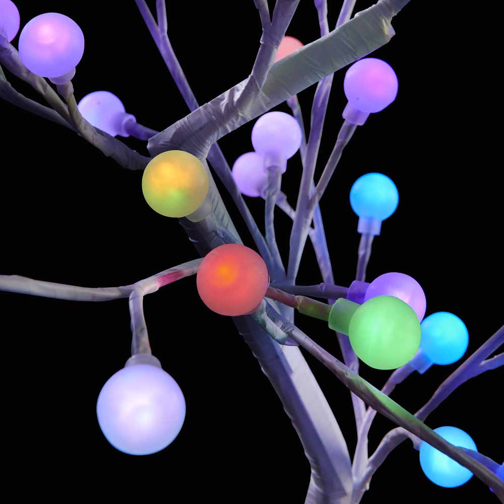 Wilko Small Multicoloured Colour Changing Light Up Tree Image 3