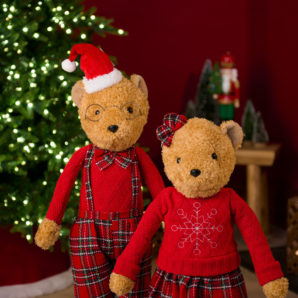 Bear Family with LED Sleigh Image 4