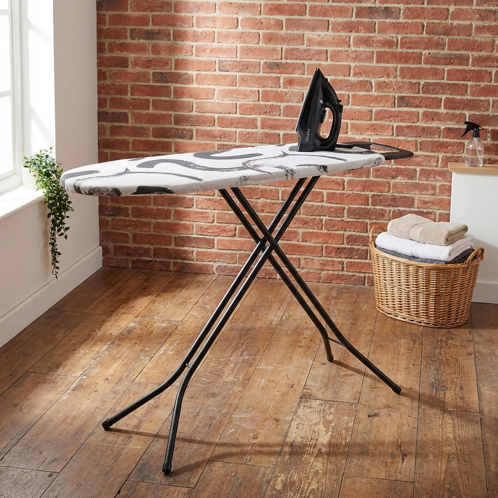 Argento Ironing Board Black and White Image 4