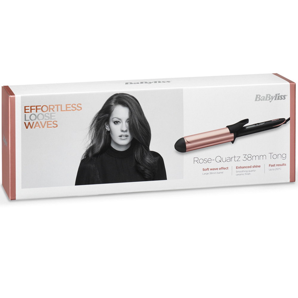 BaByliss Rose Advanced Ceramics Quartz Ceramic Tong Image 4