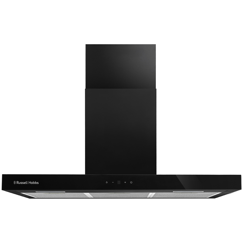 Russell Hobbs RHGCH903B Black T-Shaped 90cm Chimney Cooker Hood Image 2