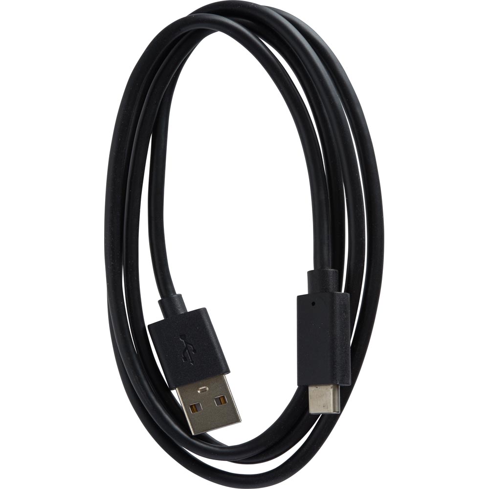 Wilko USB to USB C Cable Black 1m Wilko