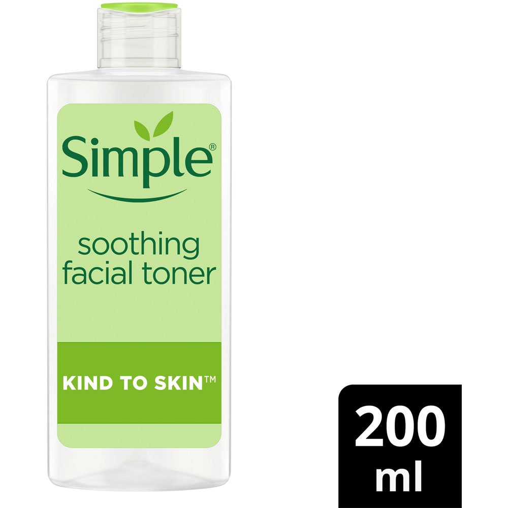 Simple Kind To Skin Soothing Facial Toner 200ml Image 2