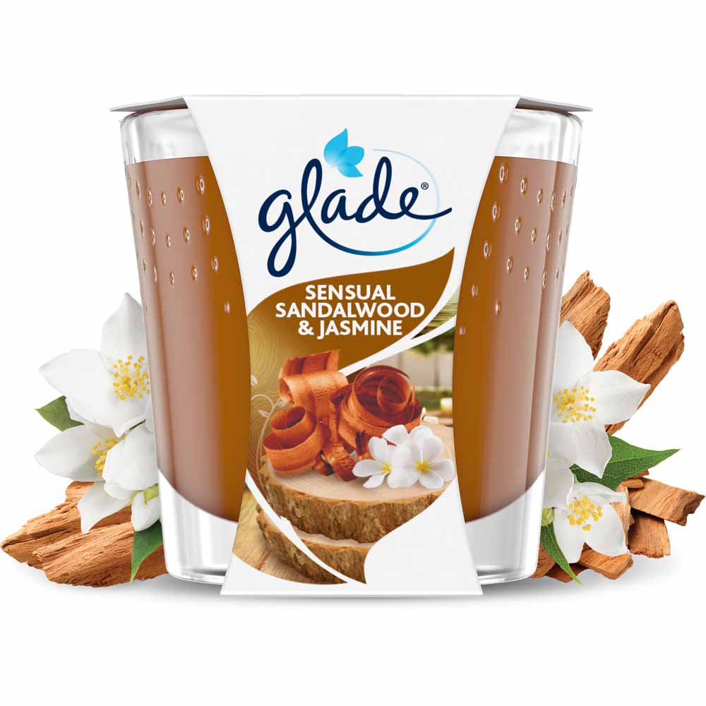 Glade Candle Sandal and Jasmine Air Freshener Image 1