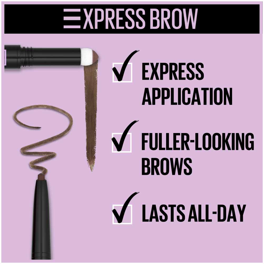 Maybelline Brow Express 4 Dark Brown Image 5