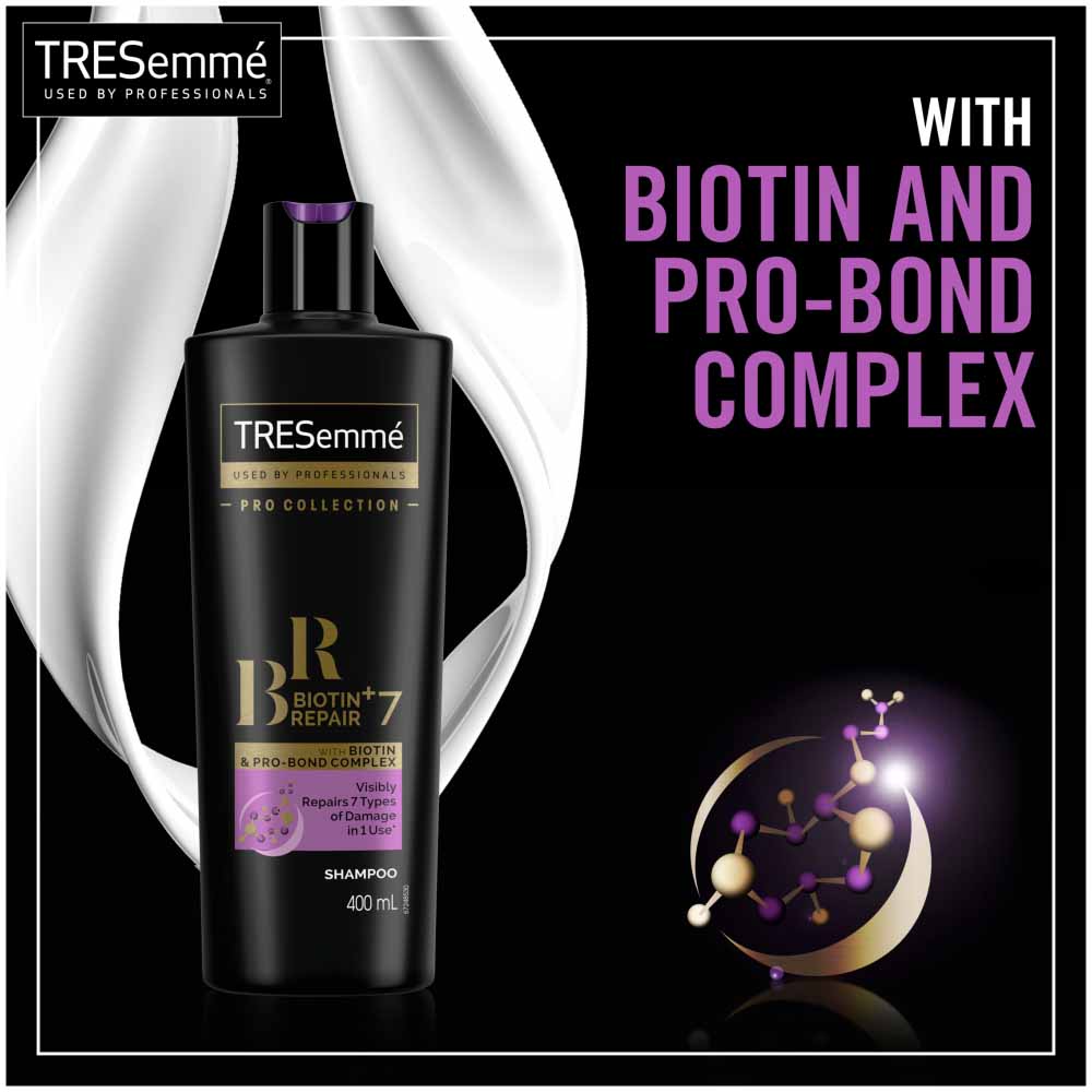 TREsemme Biotin+ Repair 7 Shampoo 400ml Image 6