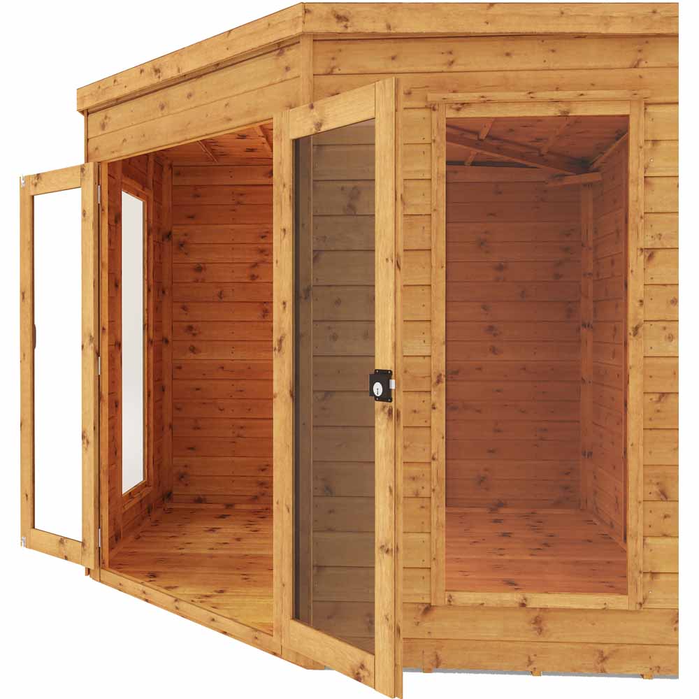 Mercia 8 x 8ft Double Door Premium Corner Summerhouse Image 10