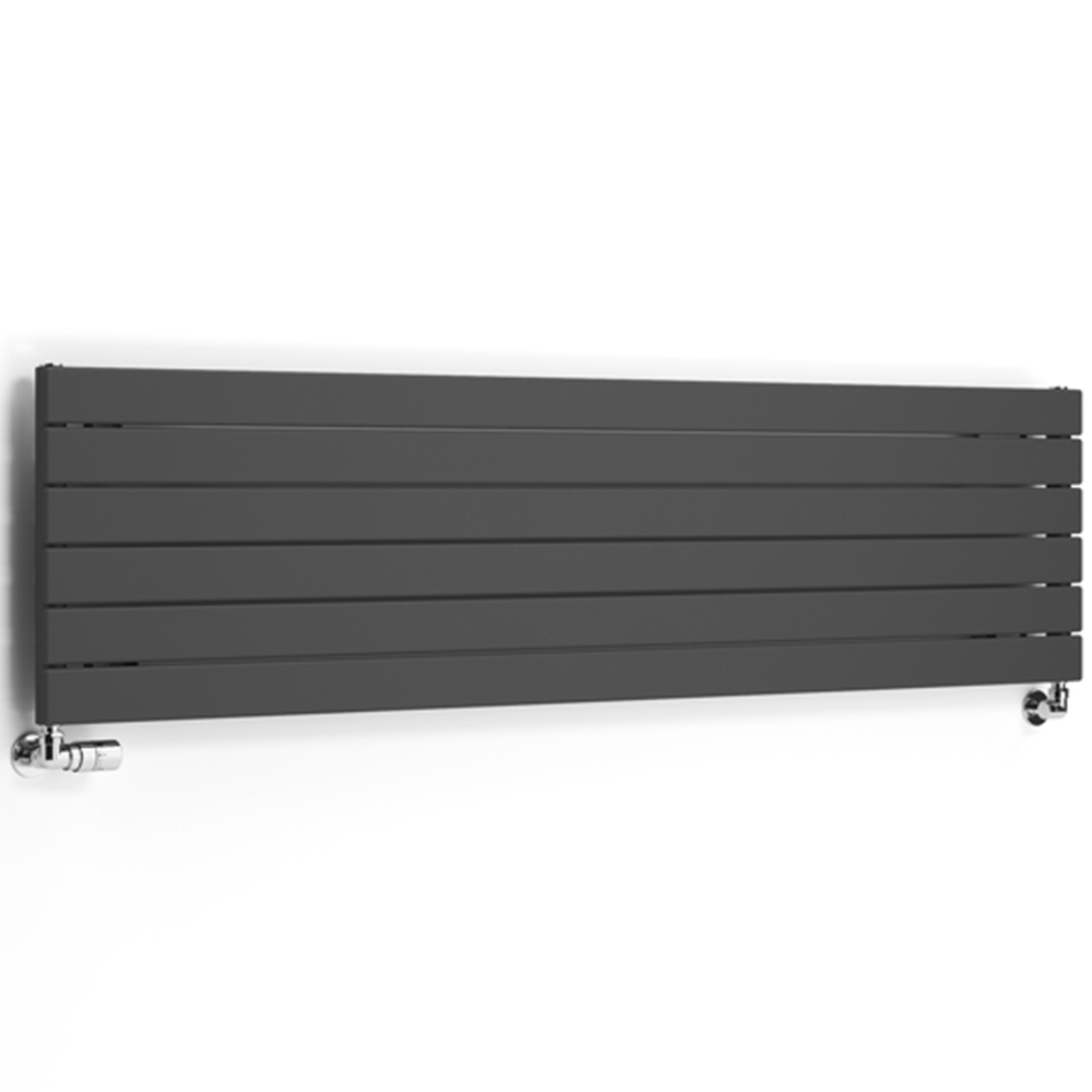 Terma Forte 2667 BTU Metallic Grey Single Panel Radiator 1800 x 440mm Image 3