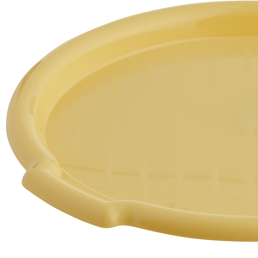 Wilko Round Tray Yellow Image 6