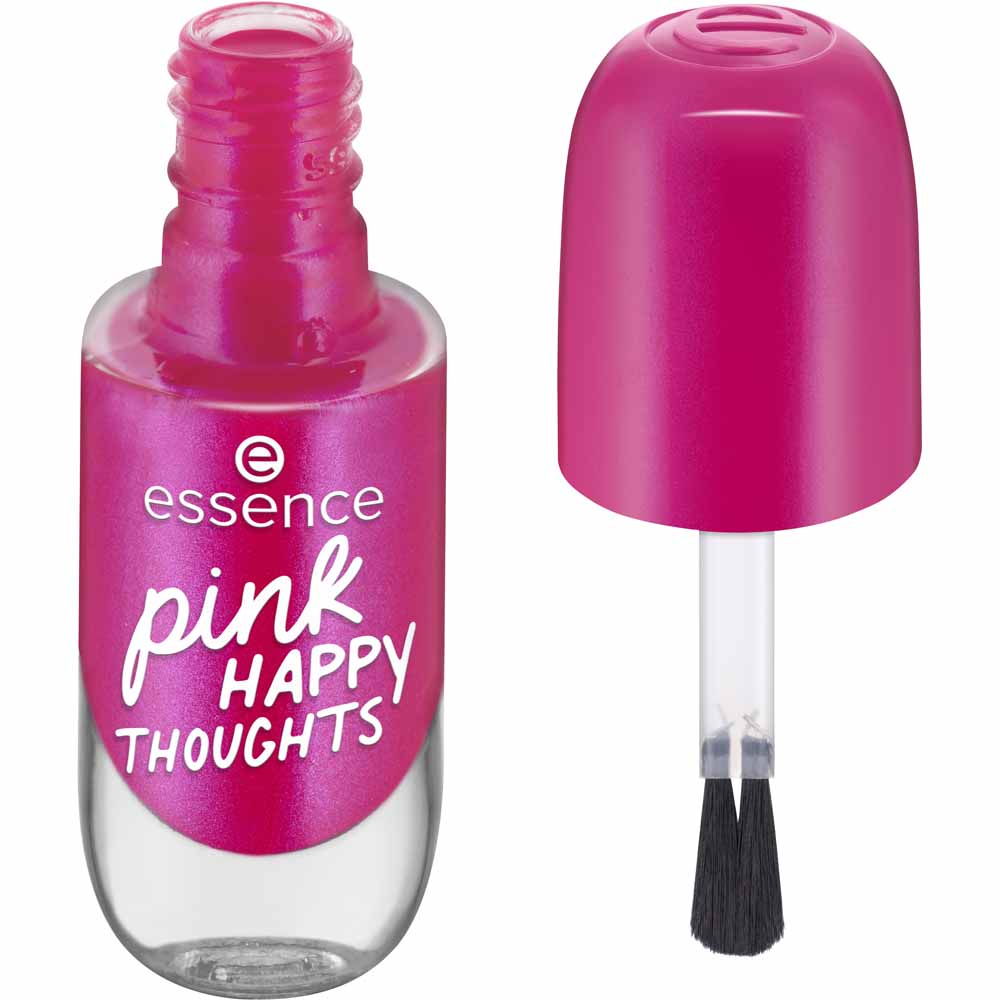 essence Gel Nail Colour 15 Pink HAPPY THOUGHTS 8ml   Image 1