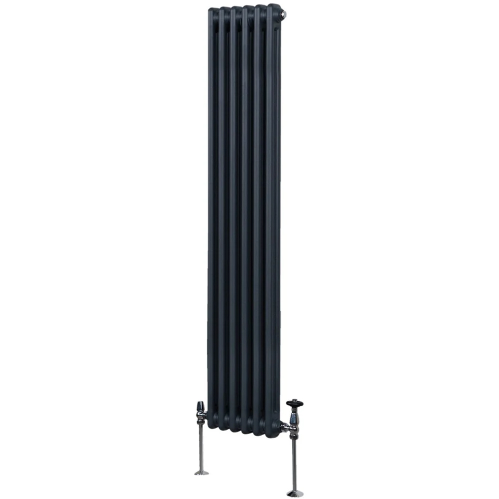 Monster Shop 3180 BTU Anthracite Grey Traditional 2 Column Radiator 1800 x 292mm Image 3