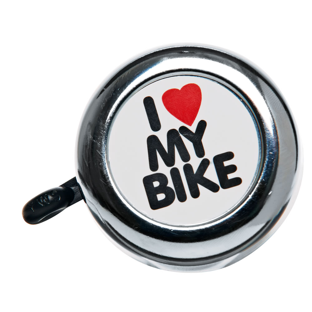 Wilko I Love My Bike Cycle Bell Image