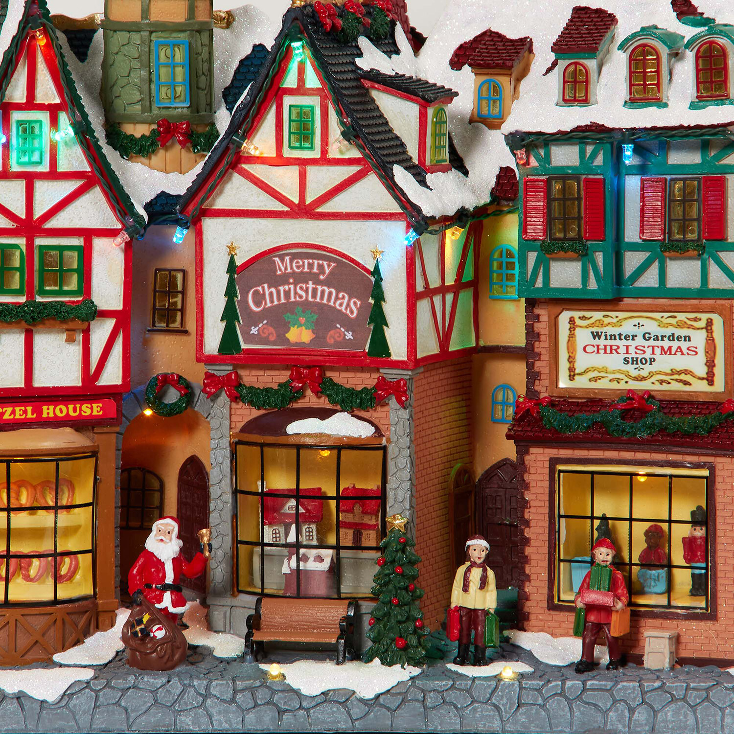 Christmas LED Village Model Scene Image 3