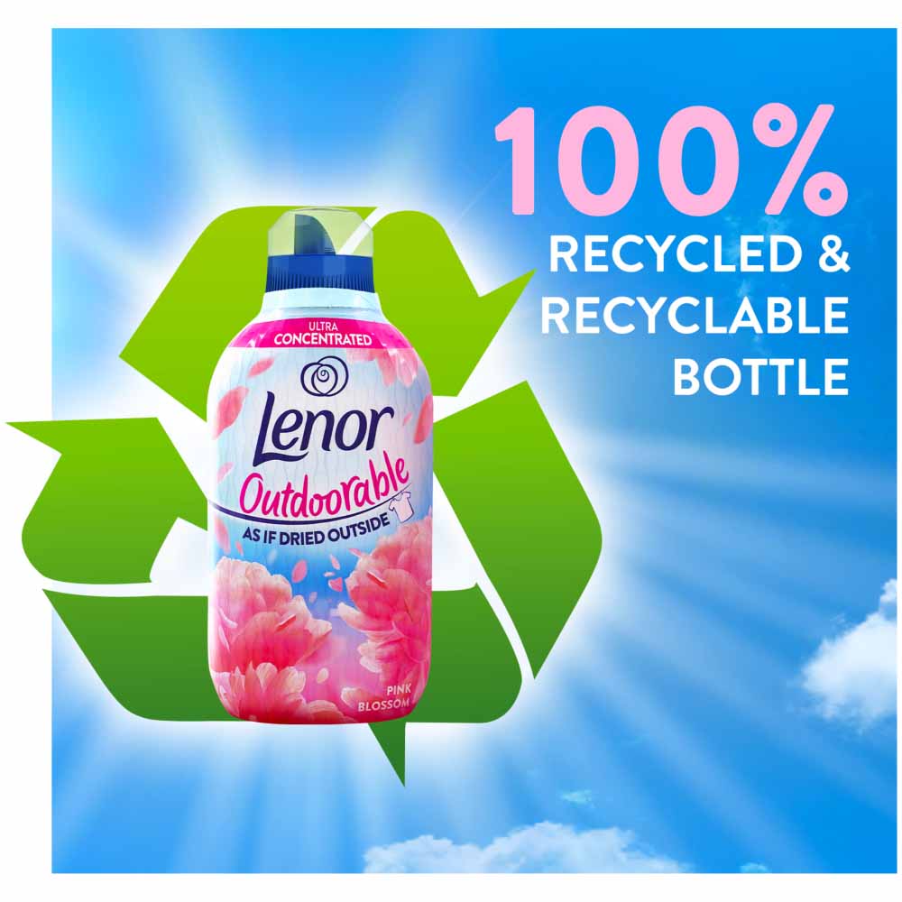 Lenor Outdoorable Pink Blossom Fabric Conditioner 60 Washes 840ml Image 4