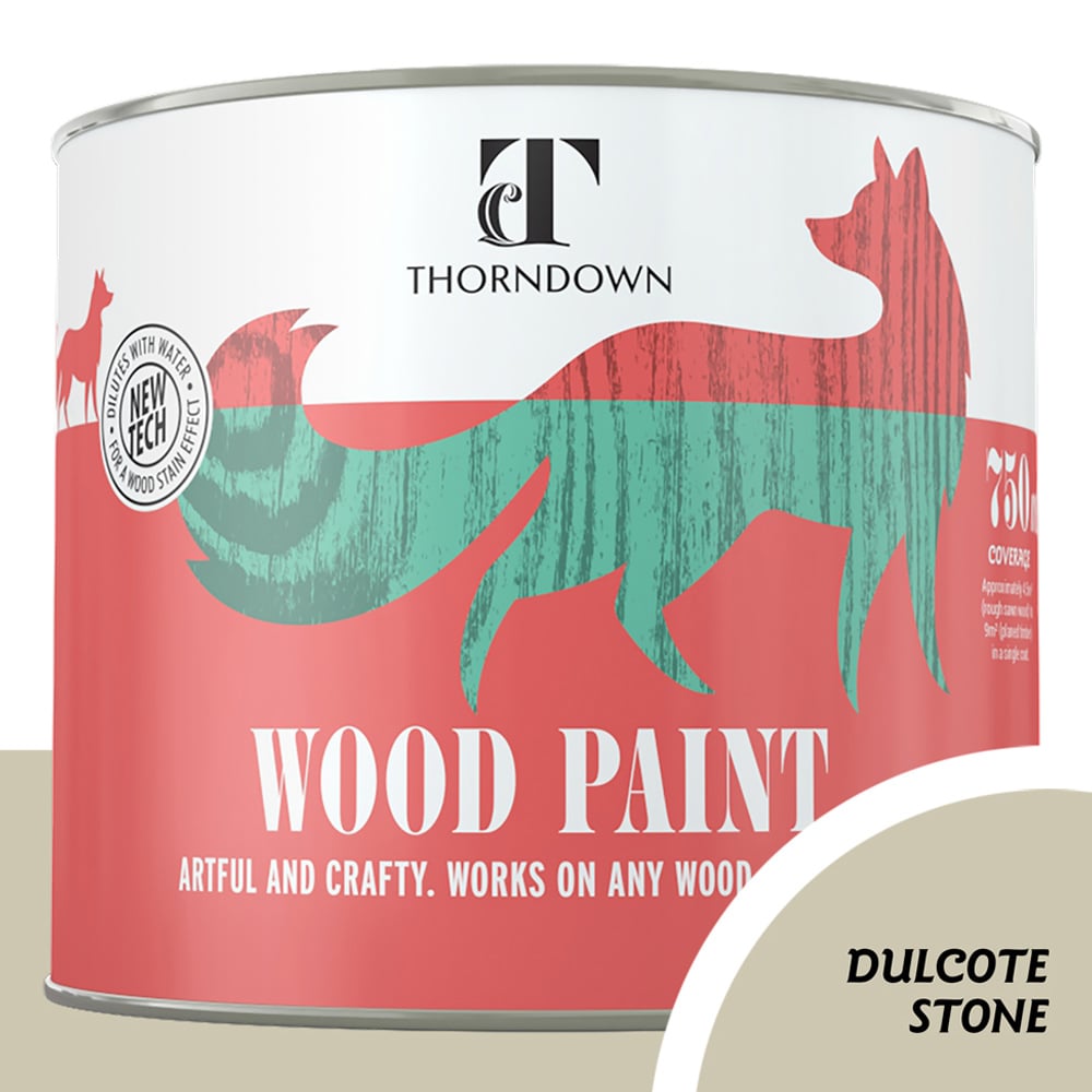 Thorndown Dulcote Stone Satin Wood Paint 750ml Image 4