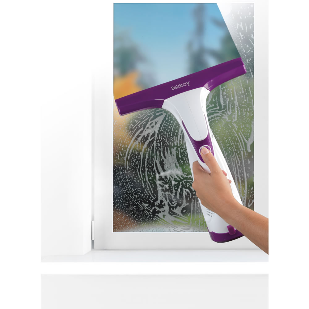 Beldray Smart Window Rechargeable Handheld Vacuum Dust Dirt Tiles Mirror Cleaner 