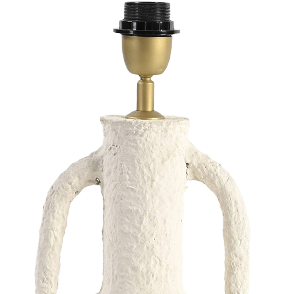 IH Design Paper Mache Sculptural Table Lamp Base with Open Arms Image 2