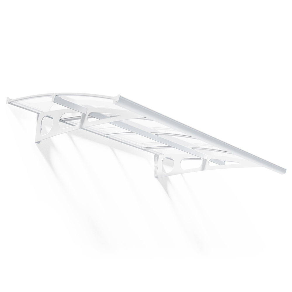 Palram Canopia Bordeaux 2230 White Clear Door Canopy 2.2 x 1.4m Image 2