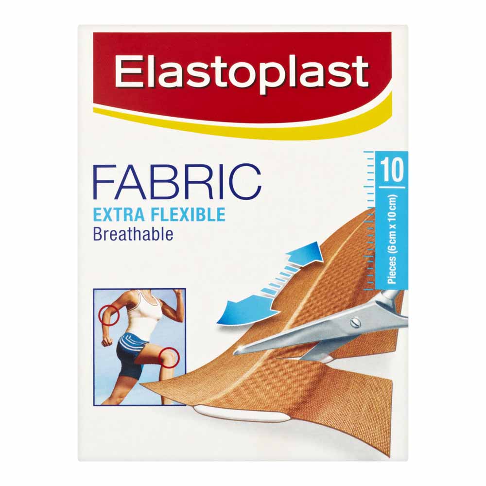 Elastoplast Fabric Dressing Lengths 6cm x 10cm Image 1