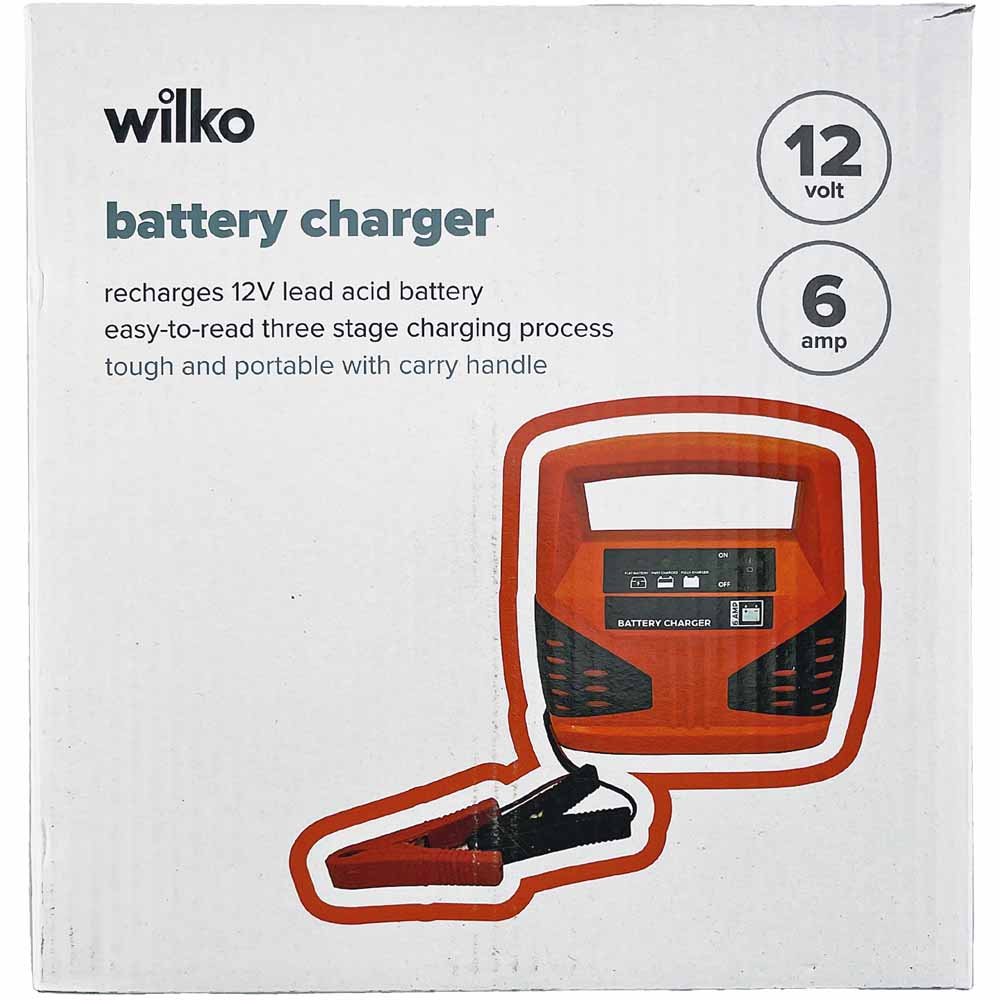 Wilko 6AMP 12V Battery Charger Image 4