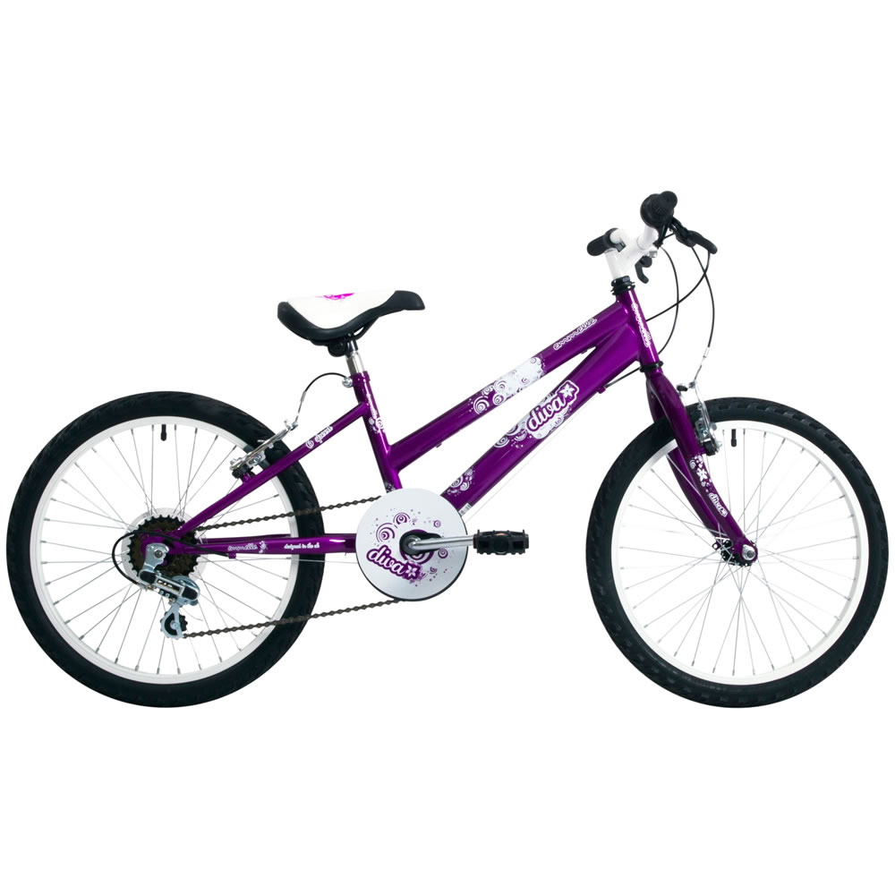 Emmelle Diva Kids Rigid 20" Purple Mountain Bike Image