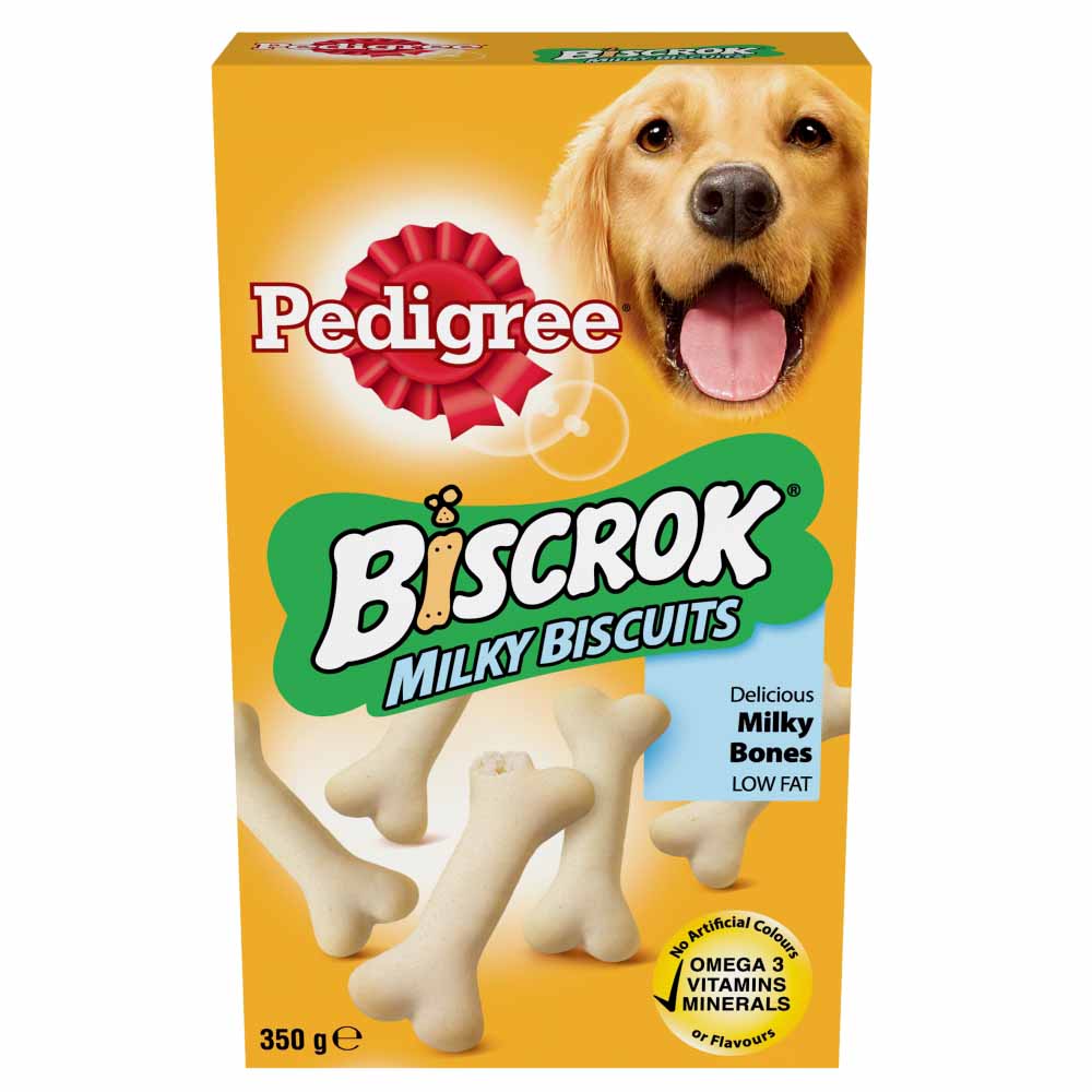 Pedigree Milky Biscuits Dog Treats 350g Image 2