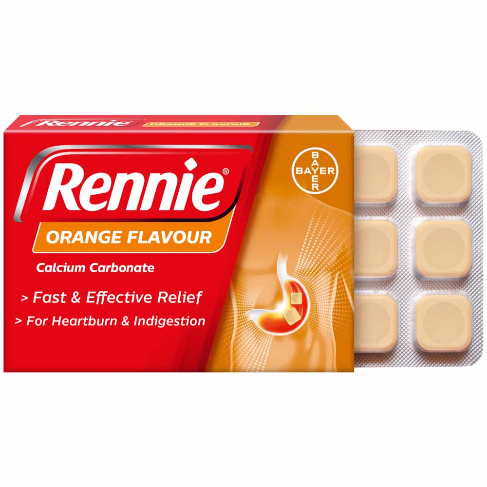 Rennie Heartburn Indigestion Orange 72 pack Image 4