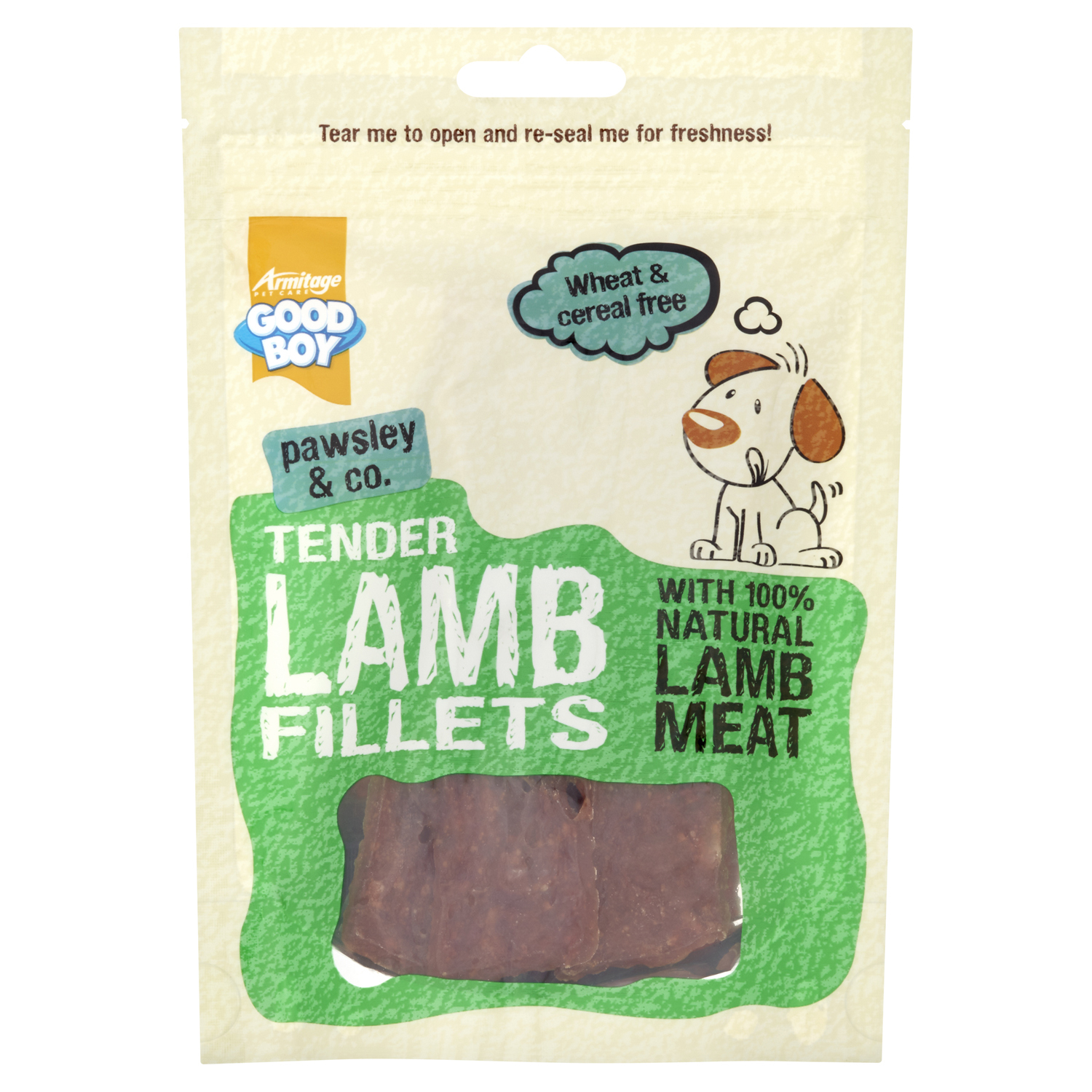 Good Boy Pawsley Tender Lamb Fillets Dog Treat 80g Image
