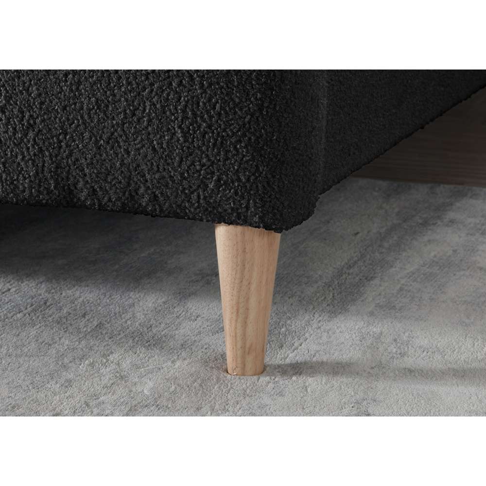 Otley Double Black Bed Image 8