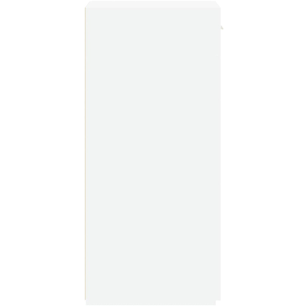 vidaXL Single Door Single Drawer White Sideboard Image 5