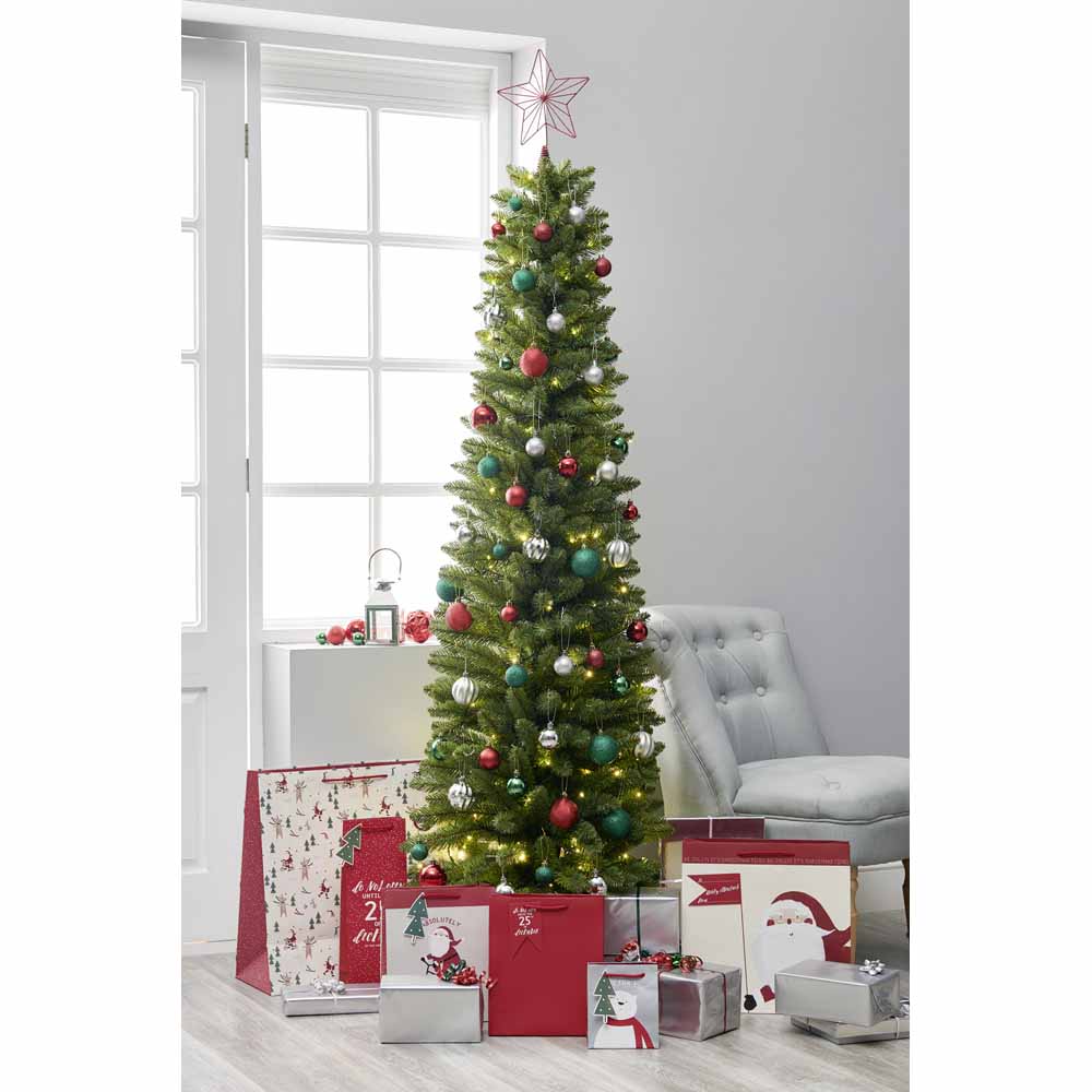 Wilko 6ft Slim Christmas Tree Image 4