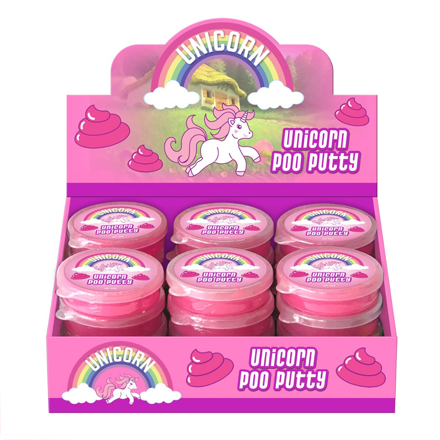 Single Everyday Unicorn Poo Putty in Assorted styles Image 2
