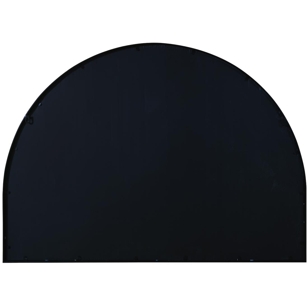MirrorOutlet The Arcus Black Framed Arched Garden Wall Mirror 125 x 90cm Image 4