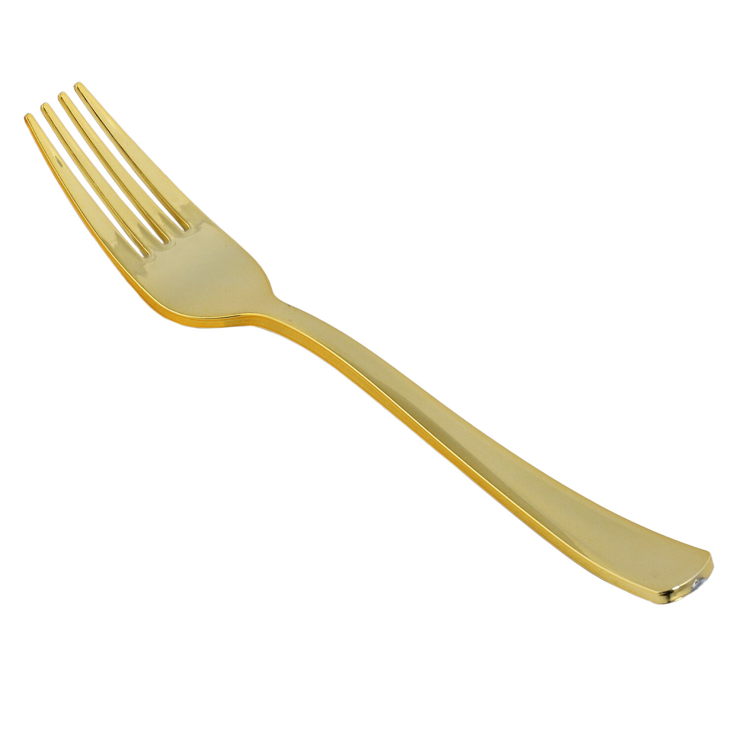 Pack of 24 Gold Plastic Cutlery Set - Gold Image 5
