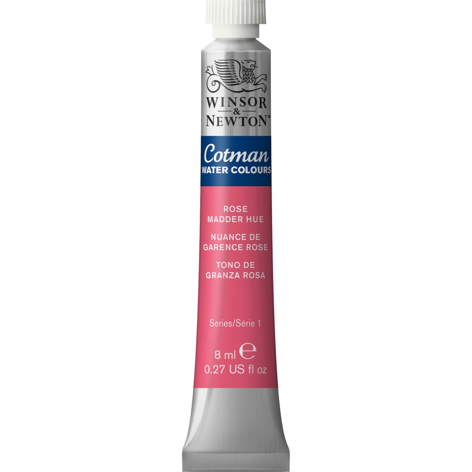 Winsor and Newton Cotman Watercolour Paint - Rose Madder Image 1