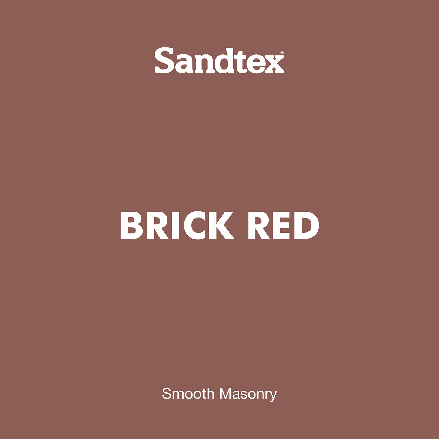 Sandtex Walls Brick Red Microseal Matt Smooth Masonry Paint 5L Image 4