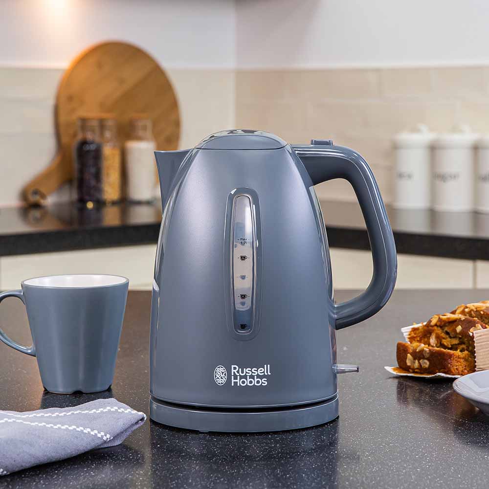 Russel Hobbs Grey Textures Kettle 1.7L Wilko
